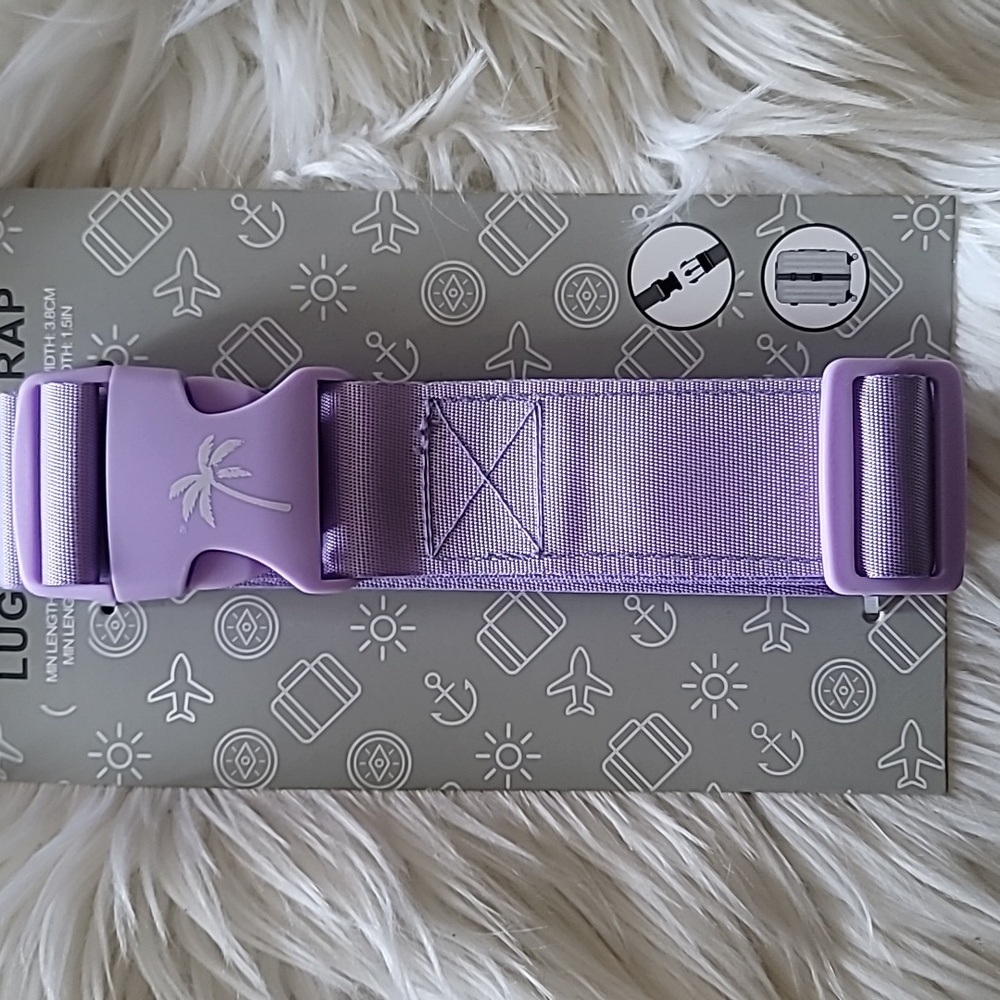 Purple Luggage Strap